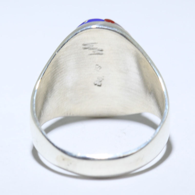 Inlay-Ring von Wilbert Manning Größe 11,5