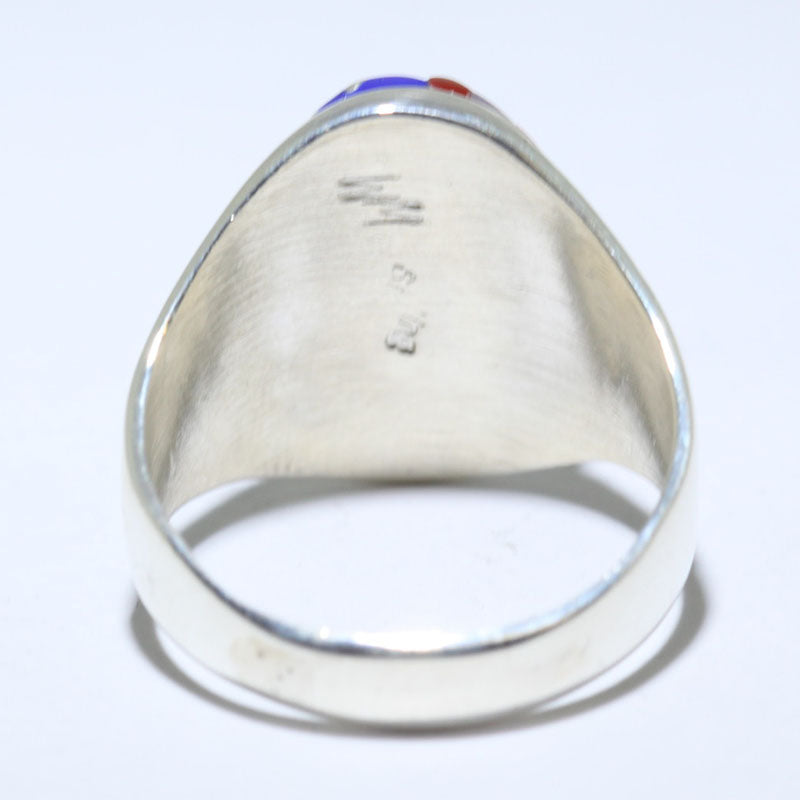 Anello con intarsi di Wilbert Manning, misura 11.5