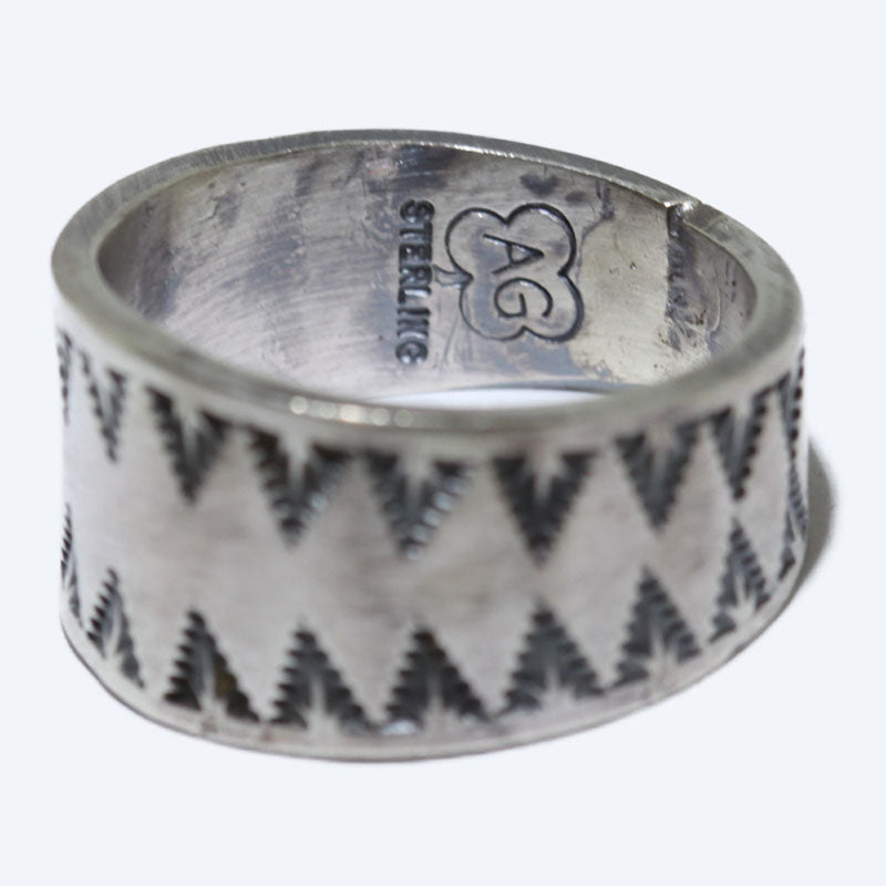 Bague en argent par Arnold Goodluck - Taille 9.5