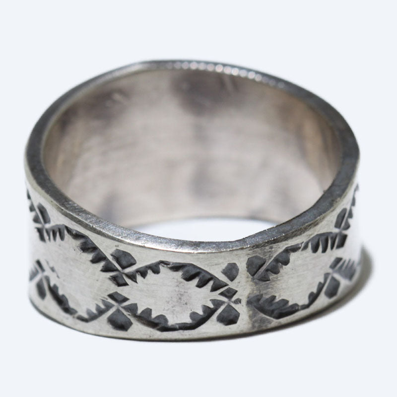 Silver Ring by Arnold Goodluck- 10.5