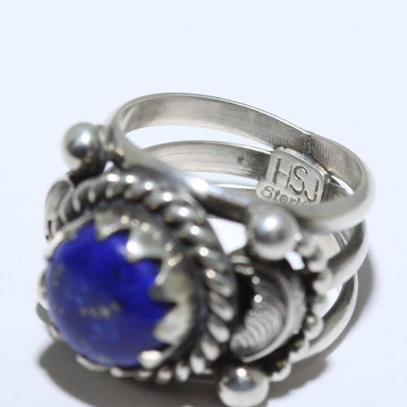 Bague en lapis par Herman Smith Jr taille 7