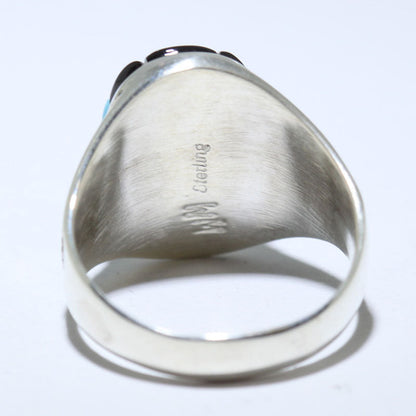 Inlay-Ring von Wilbert Manning, Größe 11