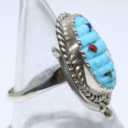 Einlege-Ring von Zuni