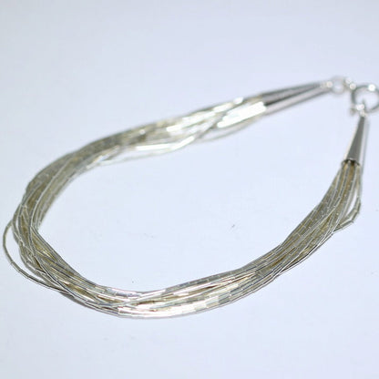 Liquid silver bracelet