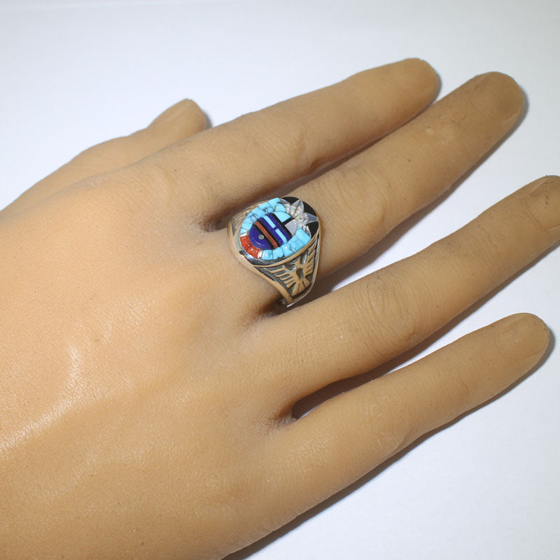 Cincin Inlay oleh Wilbert Manning saiz 11