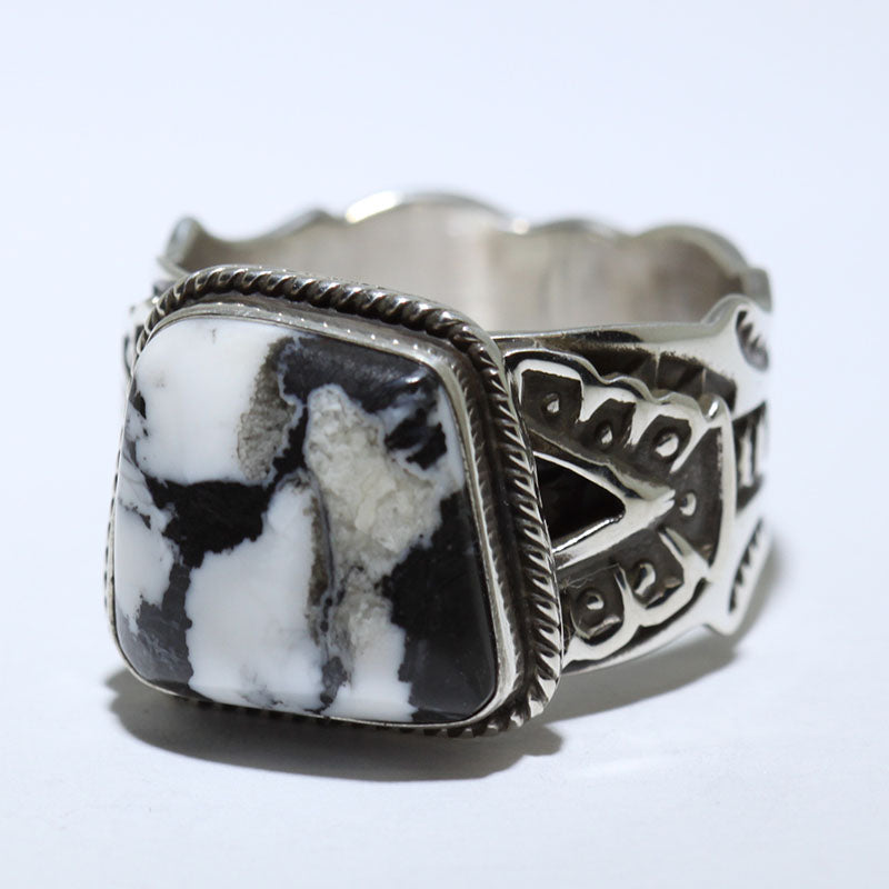 Кольцо с Белым Бизоном от Даррелла Кадмана - размер 12.5