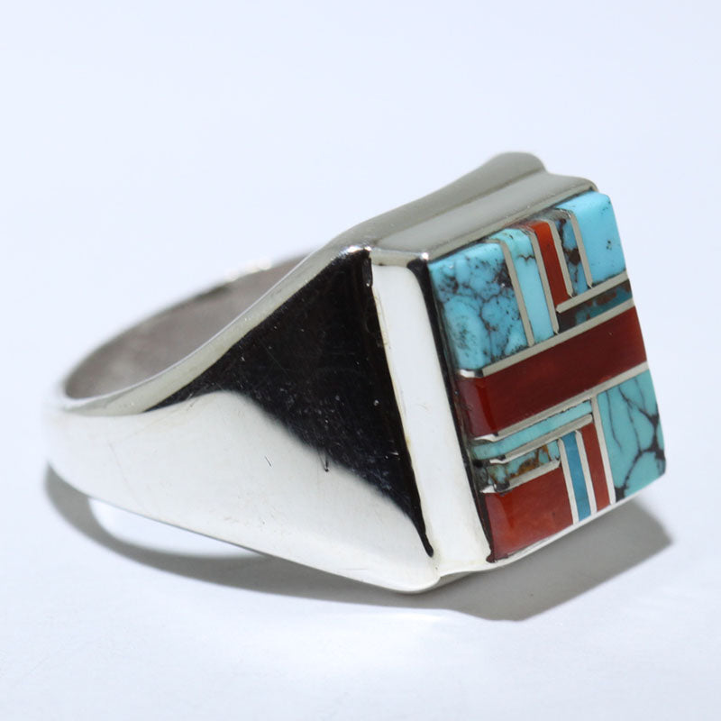 Cincin Inlay oleh Patricia/Edward Becenti - 9.5