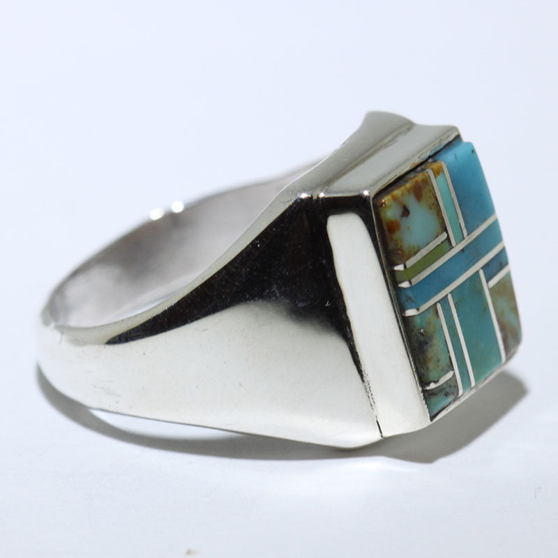 Cincin Inlay oleh Patricia/Edward Becenti- 10