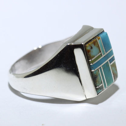 Cincin Inlay oleh Patricia/Edward Becenti - 10