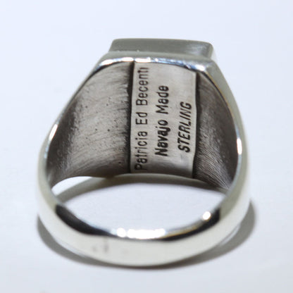 Inlay-Ring von Patricia/Edward Becenti - Größe 10