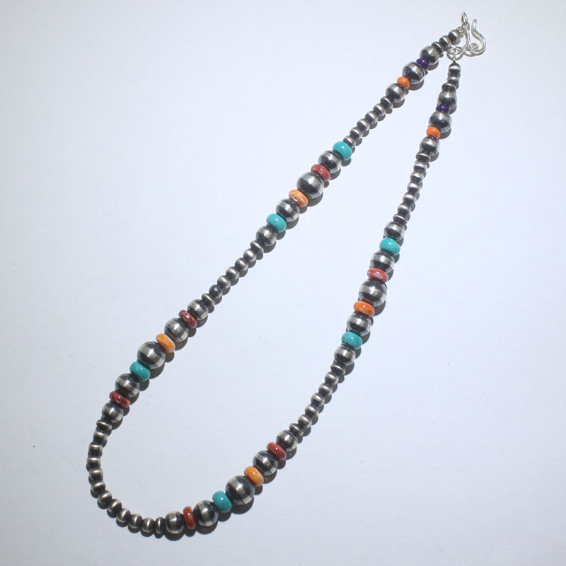 Multi Color Navajo Pearl Necklace