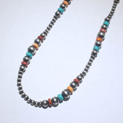 Collana di Perle Navajo Multicolore