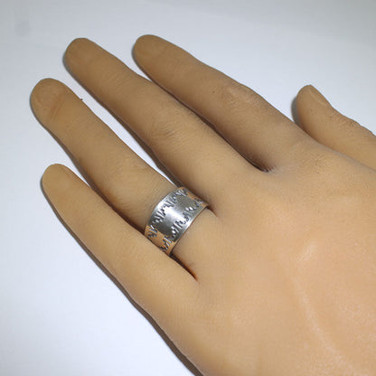 Bague en argent par Arnold Goodluck - Taille 7.5