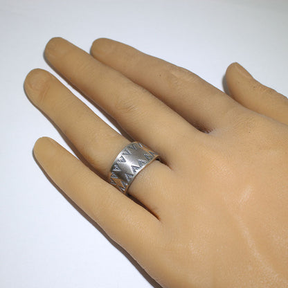 Bague en argent par Arnold Goodluck - Taille 9.5