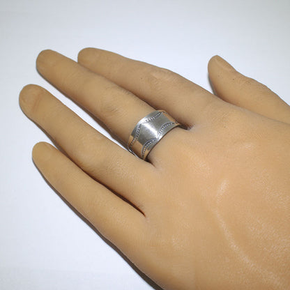 Silver Ring by Arnold Goodluck- 11