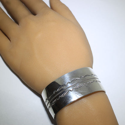 Pulsera de plata de Arnold Goodluck 5-1/2"