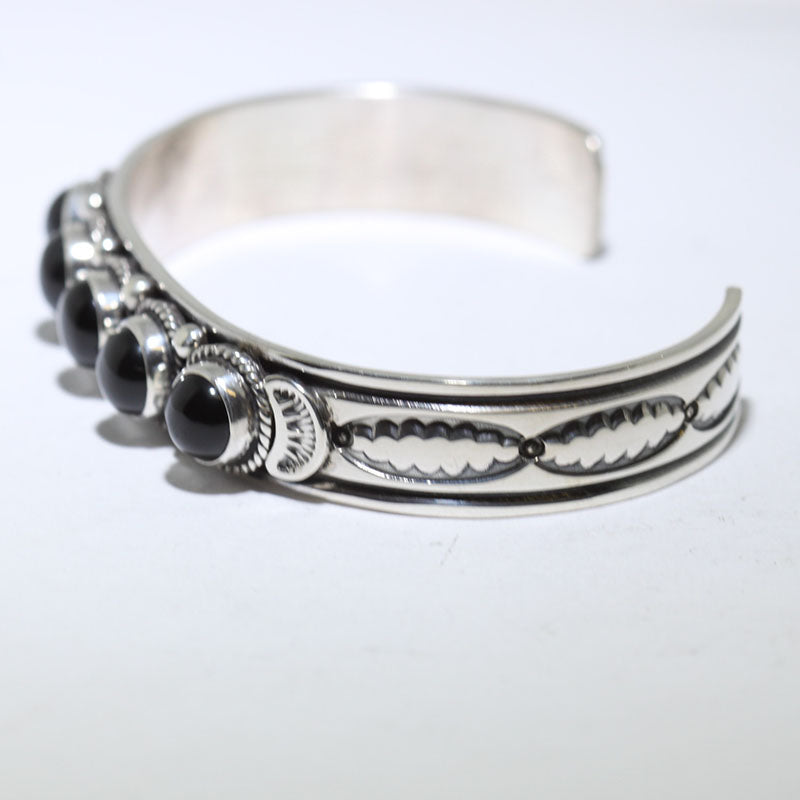 Bracelet en onyx par Darrell Cadman 5-1/4"