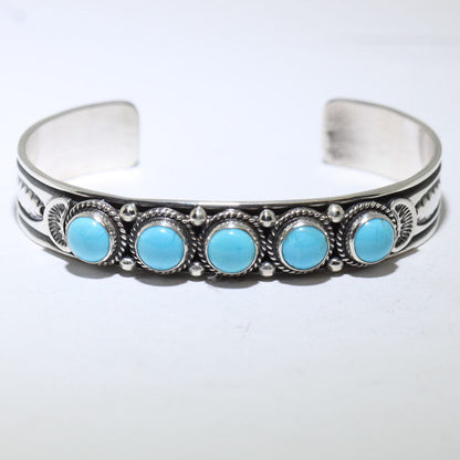 Bracelet en turquoise par Darrell Cadman 5-3/8"