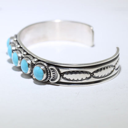 Turquoise Bracelet by Darrell Cadman 5-3/8"