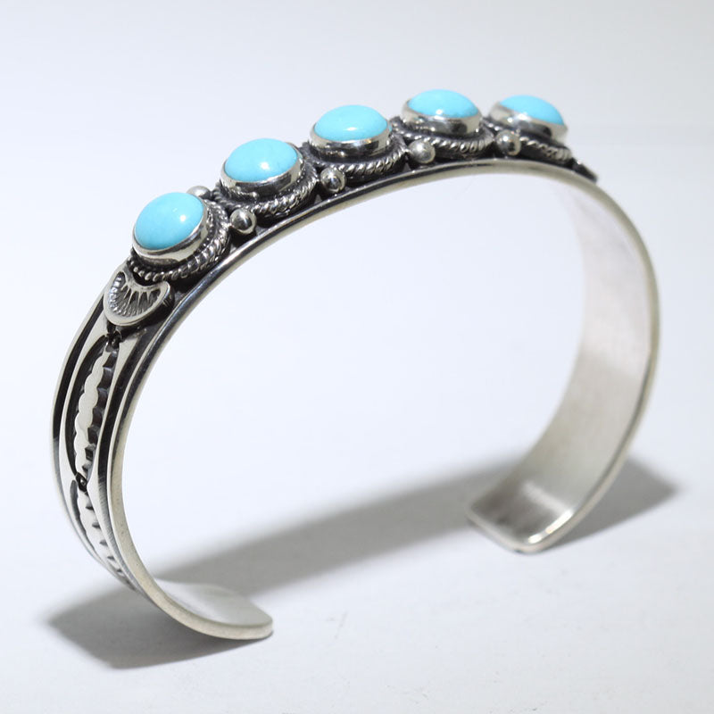 Turquoise Bracelet by Darrell Cadman 5-3/8"