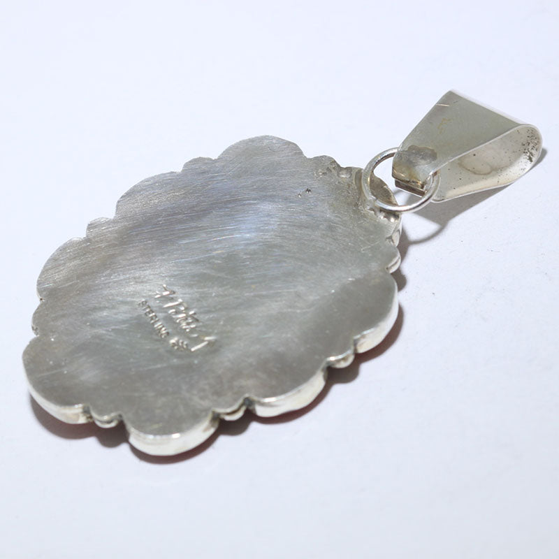 Sterling silver na cluster pendant ni Fred Peters