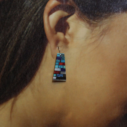 Boucles d'oreilles mosaïque par Charlene Reano