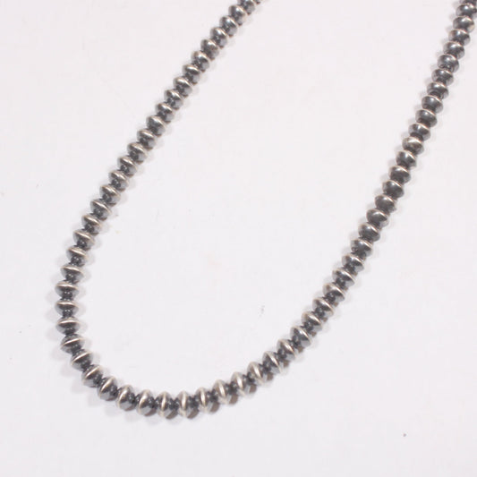 Perlas Navajo en forma de platillo de 5 mm, 16-24 pulgadas