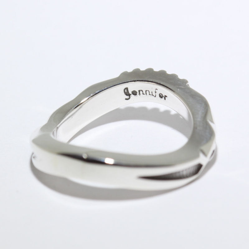 Bague en argent par Jennifer Curtis taille 4.5