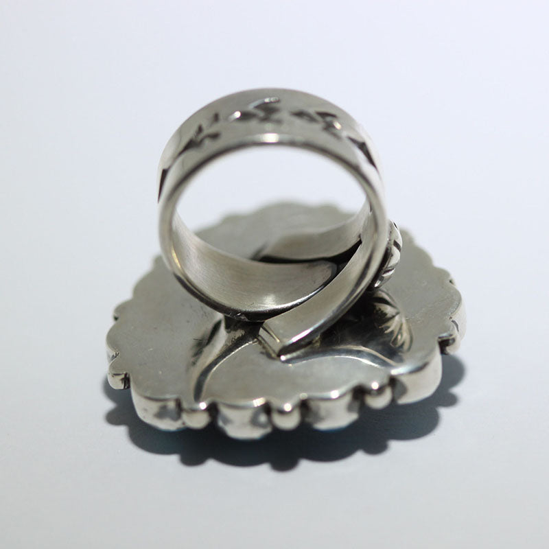 达雷尔·卡德曼的白水牛簇戒指，尺寸5.5