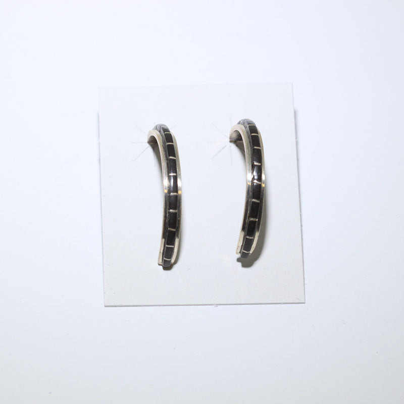 Anting Perak Inlay