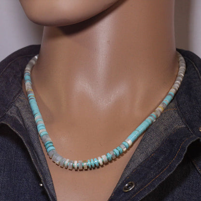 Heishi Necklace by Calvin Lovato