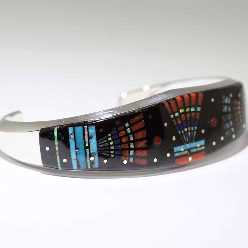 Micro Inlay Armband door Erwin Tsosie 5-1/4"