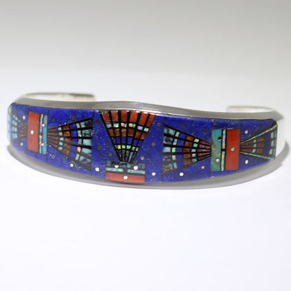 Mikro-Inlay-Armband von Erwin Tsosie 5-1/4"