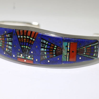 Pulseira de Micro Inlay por Erwin Tsosie 5-1/4"