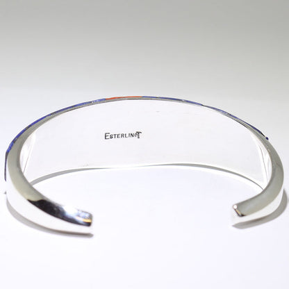 Mikro-Inlay-Armband von Erwin Tsosie 5-1/4"