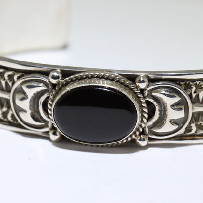 Bracelet en onyx par Darrell Cadman 5-3/4"