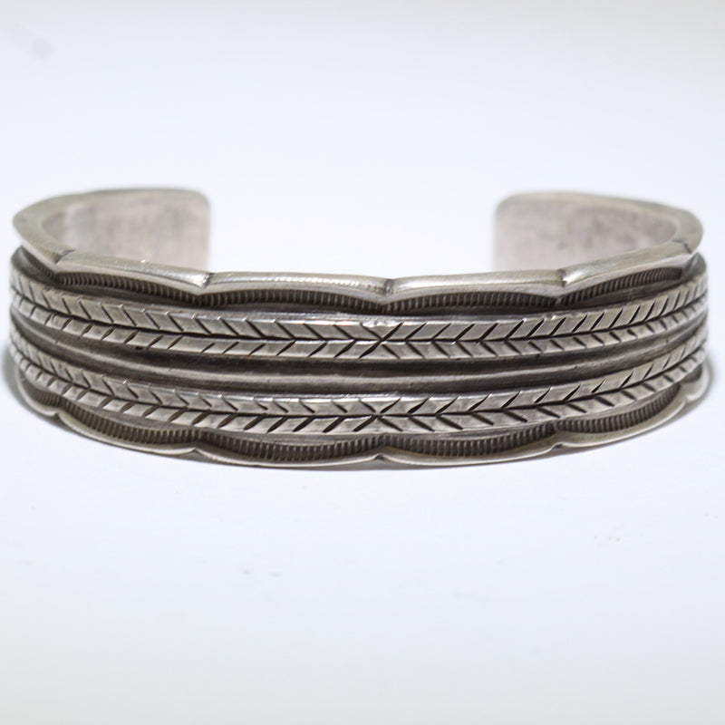 Silver Bracelet by Randy Shackelford 5-1/2"