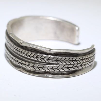 Silver Bracelet by Randy Shackelford 5-1/2"