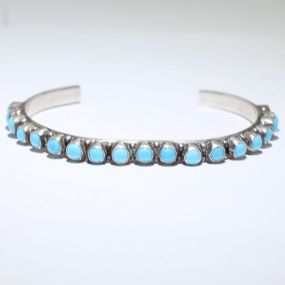 Gelang Turquoise oleh Shelia Tso 5-1/4"