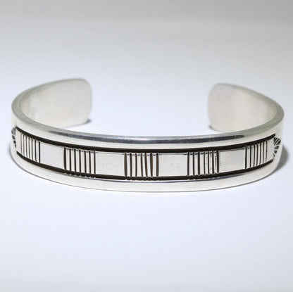 Silver Bracelet by Bruce Morgan 5-3/4inch