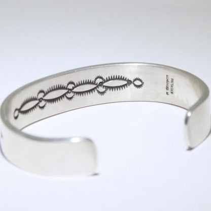 Bracelet en argent par Bruce Morgan 14,6 cm