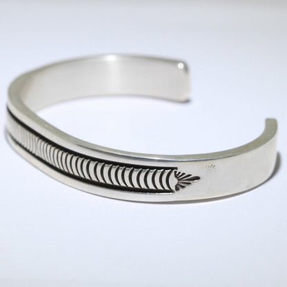 Silver Bracelet by Bruce Morgan 5-1/2inch