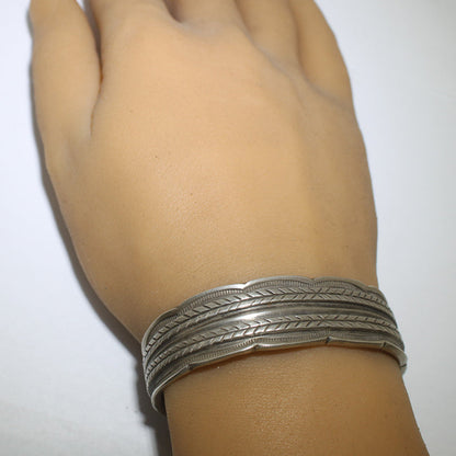 Pulsera de plata de Randy Shackelford 5-1/2"