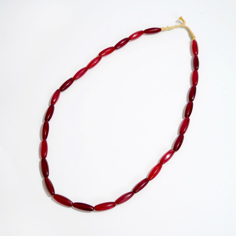 波西米亚贸易珠红色串珠