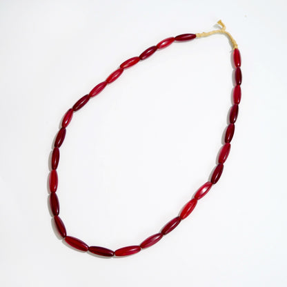 波西米亚贸易珠红色串珠