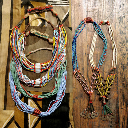 Ghana Multi-Strand Beads Necklace