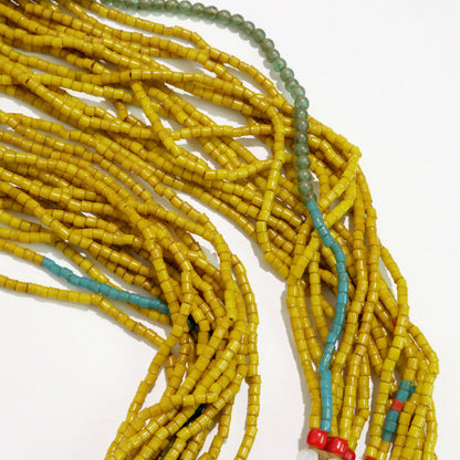 Ghana Multi-Strand Beads Necklace