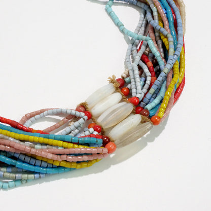Ghana Multi-Strand Bead Necklace