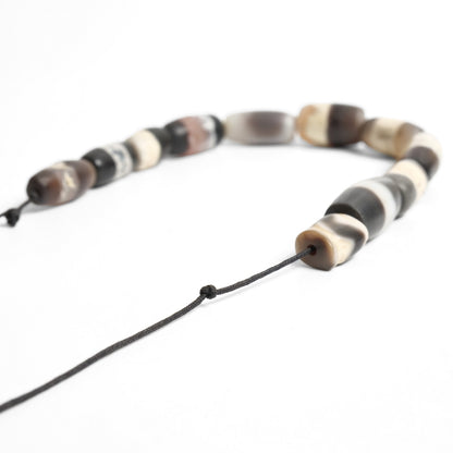 Striped Dzi Beads Strand