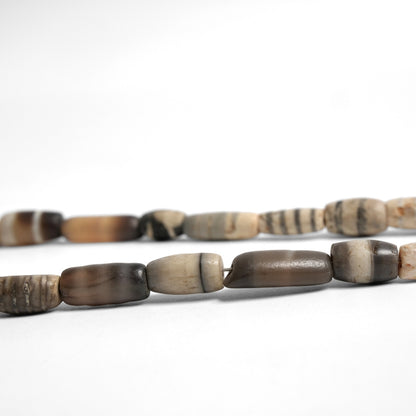 Striped Dzi Beads Strand